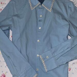 Tommy-hilfiger Women's Blue Blouse